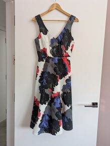 Plunge neck occasion Warehouse Dress size UK 6