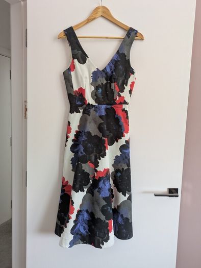 Plunge neck occasion Warehouse Dress size UK 6