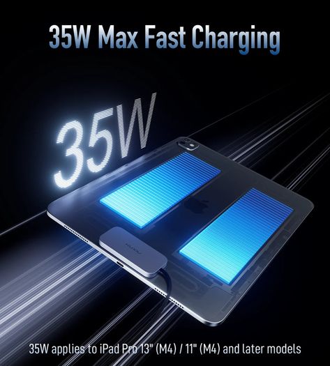 KUXIU M30 Magnetic Smart Connector Charger for iPad Pro 11 - Boxed