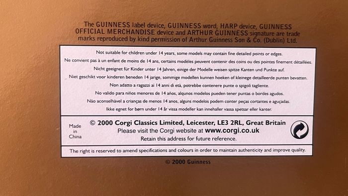Guinness Diamond T 620 Truck Limited Edition