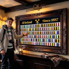 GAA Hurling History Wall Art. 139 years. Unique design