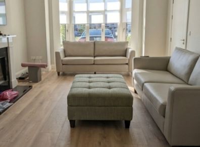 3 - Seater, 2- Seater Couches and Ottoman