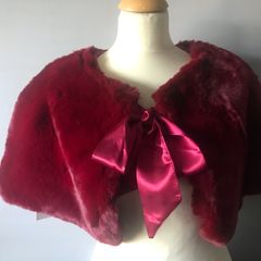 Faux Fur Cape