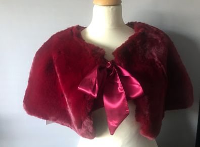Faux Fur Cape