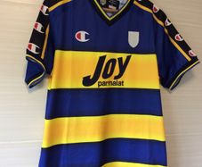 Parma Jersey. Season 2001/2002. Official Champion Home Jersey. Authentic Original From The Time. Not A Modern Day Remake.