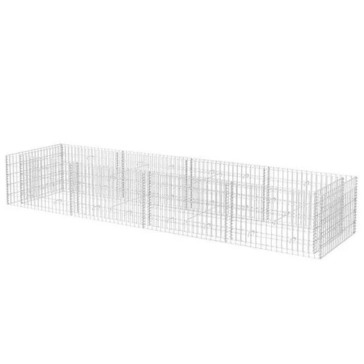 Gabion Raised Bed Steel 360x90x50 cm