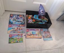Box of Lego friends