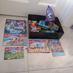 Box of Lego friends