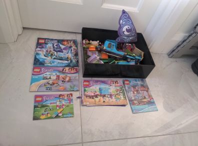 Box of Lego friends