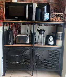 Modern Industrial Style Cabinet / Shelving Unit
