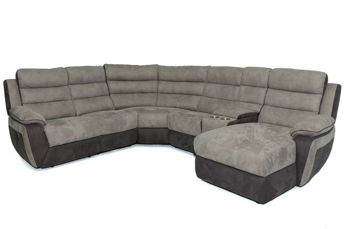 Grey Recliner corner sofa