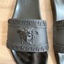 Men's black Versace sliders Image 3