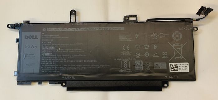 Nf2mw Battery For Dell Latitude 7400 9410 2-in-1 0g8f6m 85xm8 Chwv6 G8f6m (dp/n: 011p1p) 52wh/ Original, Used