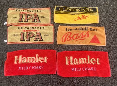 Vintage pub towels free postage