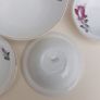 Beautiful Set of Six Dessert Bowls plus Matching Large Bowl by Arklow Pottery in the Very Popular and Collectable "Autumn Rose" Pattern Image 6