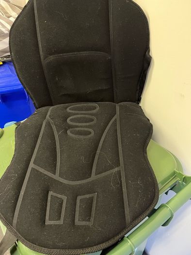 Purchased from Halfords seat cushion with backrest  pad provides comfort