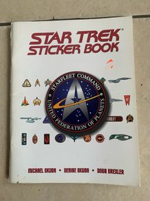 Vintage Star Trek Sticker Book