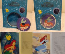 Disney,s The Little Mermaid Hardback Book And Cd