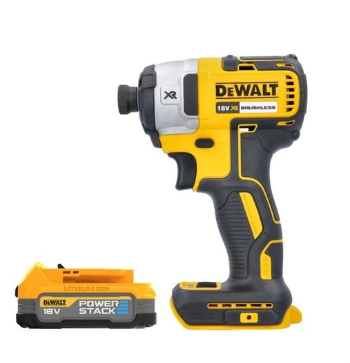 DeWalt DCF887 18V XR Impact Driver, 1.7Ah Powerstack, Charger & Tstak case