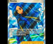 Geeta 218/197 Trainer Full Art Special Illustration Ultra Rare Holo S&V Obsidian Flames Pokemon Card