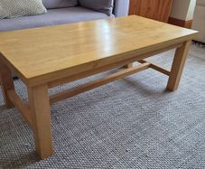 Solid wood coffee table