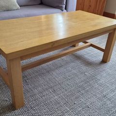 Solid wood coffee table