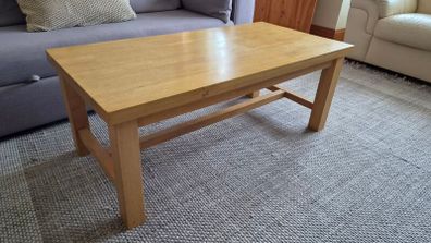 Solid wood coffee table