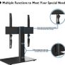 Universal Table Top Pedestal TV Stand with Bracket for 26-55 Inch LCD/LED/Plasma TVs-Height Adjustable TV stand with 8mm Tempered Glass Base & Cable Management-Holds 40 KG & Max.VESA 400x400mm (FREE POSTAGE) Image 5