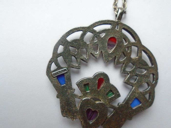Claddagh pendant, Jewellery, Sol D'Or necklace,Statement jewellery, gift.