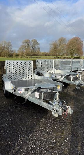 Full range Ifor Williams plant trailers in stock