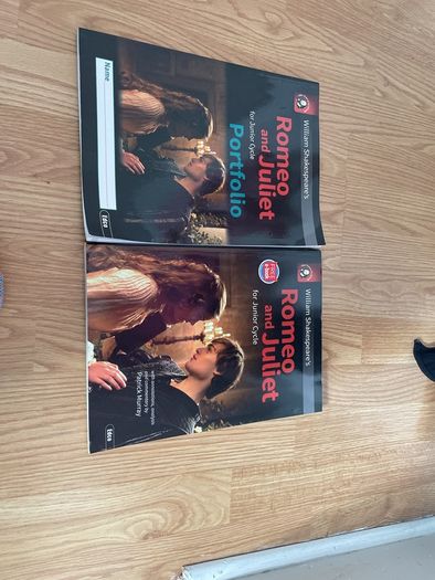 Romeo and Juliet textbook and workbook