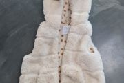 Zara faux fur gilet 2- 3 yo