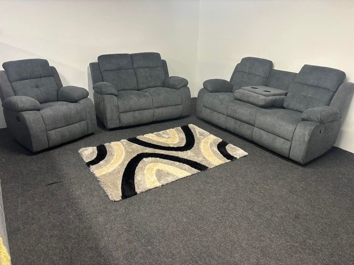 3+2+1 Hudson All Fabric Recliner Sofa Set