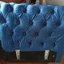 Royal Blue Chester Corner Suite. Incomplete. Image 4