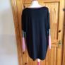 Emery Rose Ladies Black and pink long sleeve top 2XL Uk 22/24 postage included Image 3