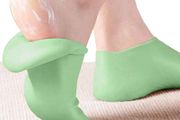 Green 1Pair Silicone Foot Care Socks