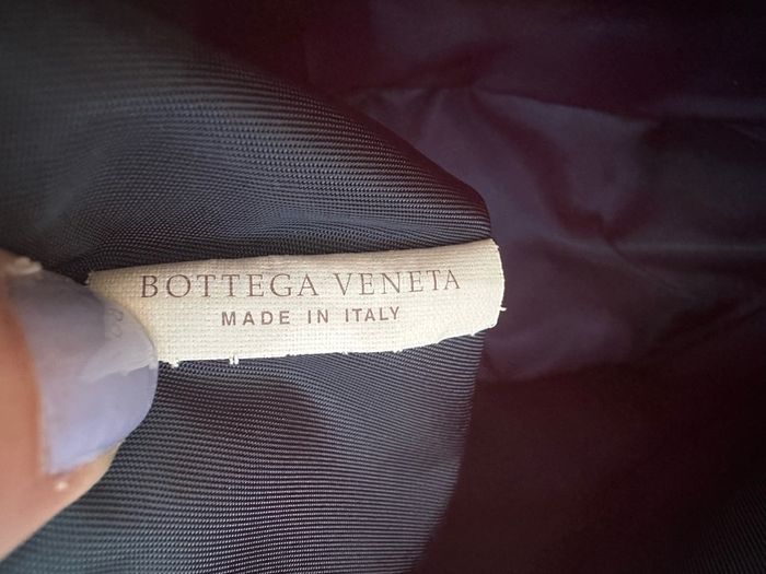 Blue Bottega Veneta Intrecciolusion Nylon Cosmetic Bag
