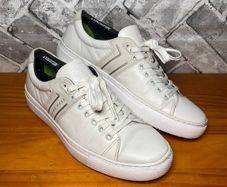 Hugo Boss Enlight Mens White Leather Trainers UK9 EUR43