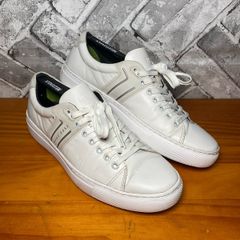 Hugo Boss Enlight Mens White Leather Trainers UK9 EUR43