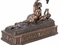 main image for ad VENUS &amp; CUPID SCULPTURE IN OLD MASTER STYLE ANTIQUE Dreamlike collector's item / based on  original by Veronese &amp; signed