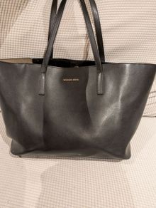 Authentic Michael Kors - Black Big Leather Tote