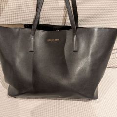 Authentic Michael Kors - Black Big Leather Tote