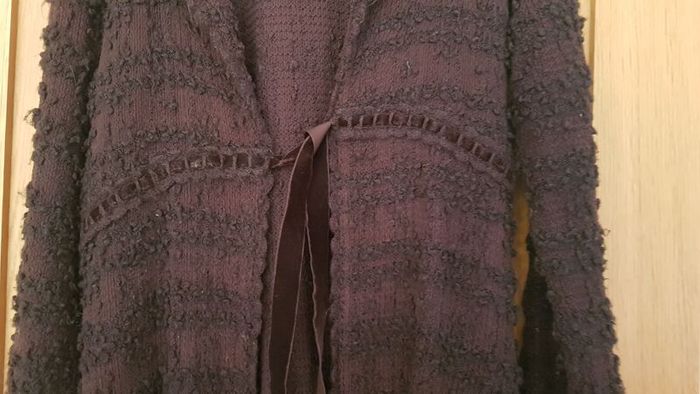 Monsoon Coatigan - Brown - Size 14