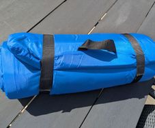 Roll up padded exercise mat