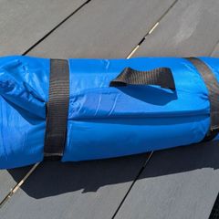 Roll up padded exercise mat