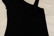 Karen MIllen black one shoulder top