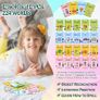 Talking Flash Cards Educational Toys for Toddlers 1-6 Years Old Preschool Learning Toys for Boys Girls 112 Pcs Double-Side Cards 224 Words Reading Toy for Kids Christmas Birthday (Blue/Pink) Image 4