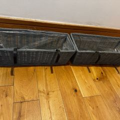 Set of 2 Rattan Style Balcony