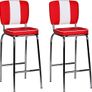 Set of 2 Retro American Diner Bar Stools Image 5