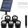 Solar Pond Lights, 5-in-1 Submersible Pond Light Outdoor Solar Landscape Spotlight Underwater Lights IP68 Waterproof Amphibious Lighting Light 2 Modes for Pond,Garden,Outdoor (FREE POSTAGE) Image 3